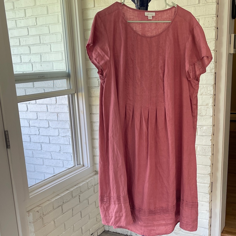 J. Jill Rose Linen Dress
